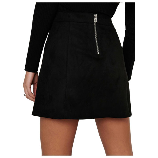 Only Γυναικεία φούστα Linus Faux Suede Bonded